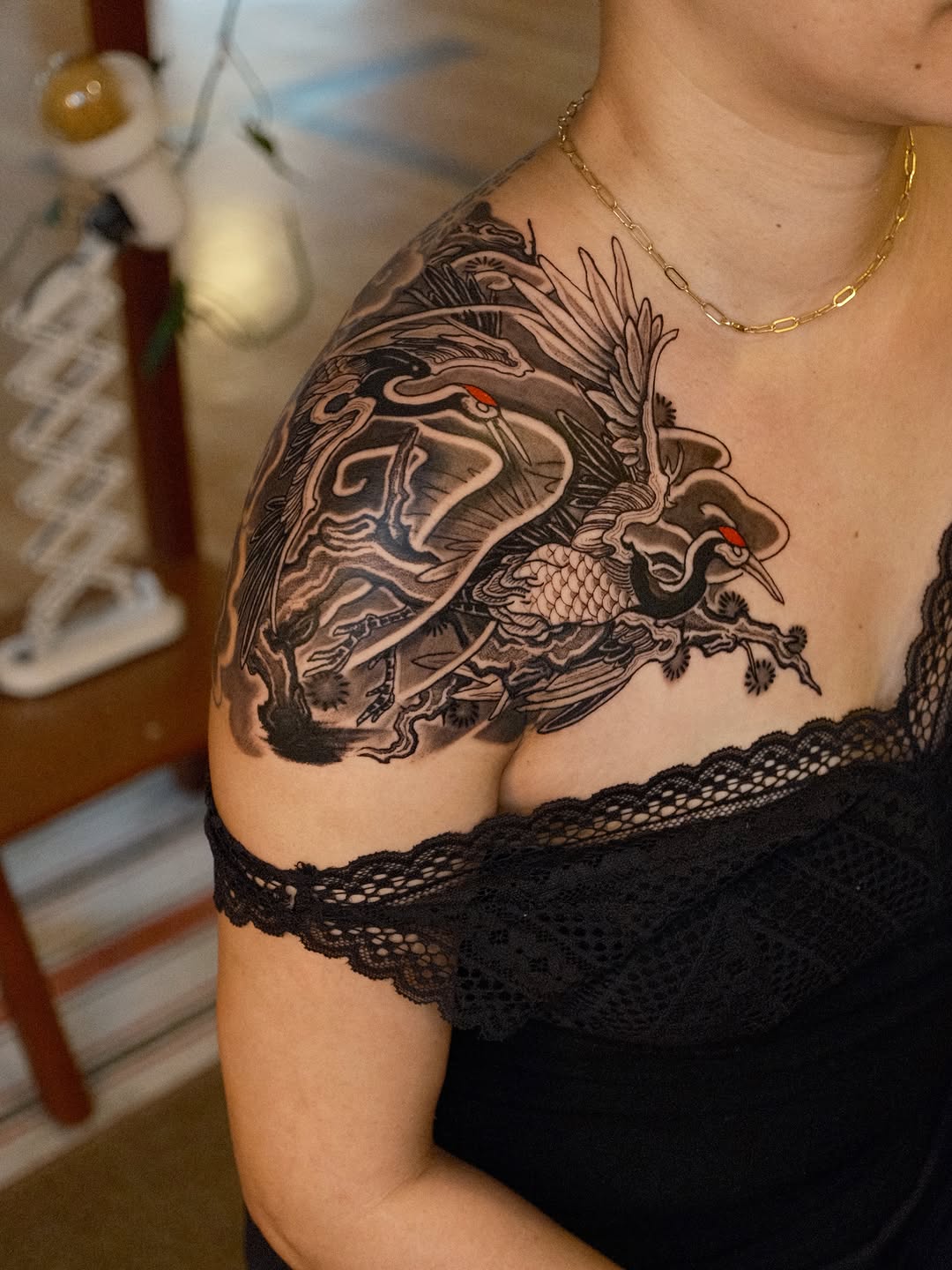 Tattoo by @kubotattoo — japanese_irezumi, black_and_grey