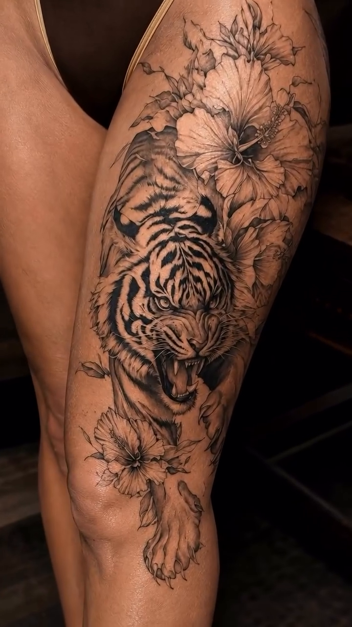 Tattoo by @ikova_ink β black_and_grey, realism