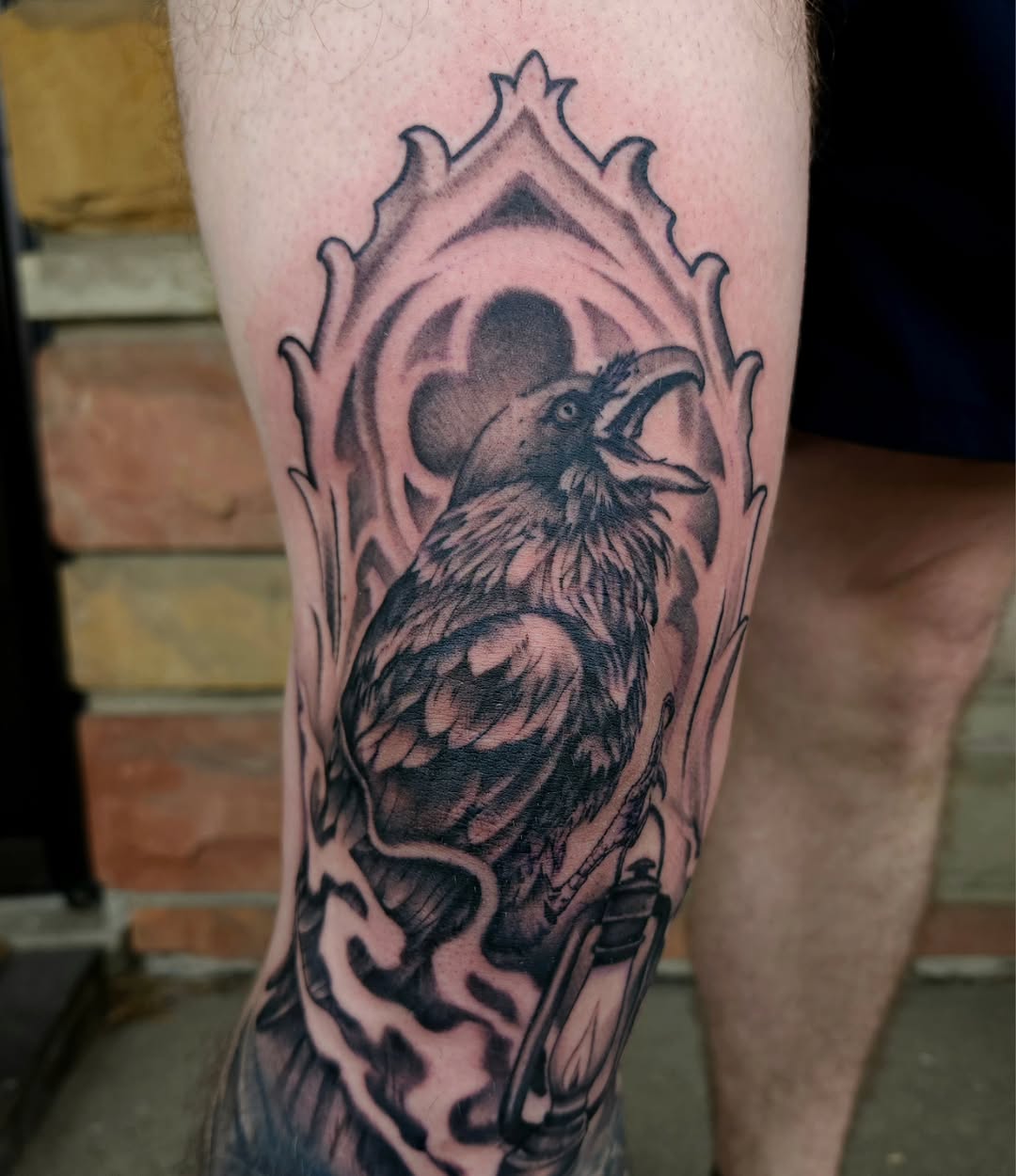 Tattoo by @tattoosbyski — black_and_grey