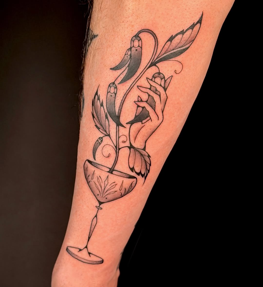Tattoo by @kail.tattoos — black_and_grey