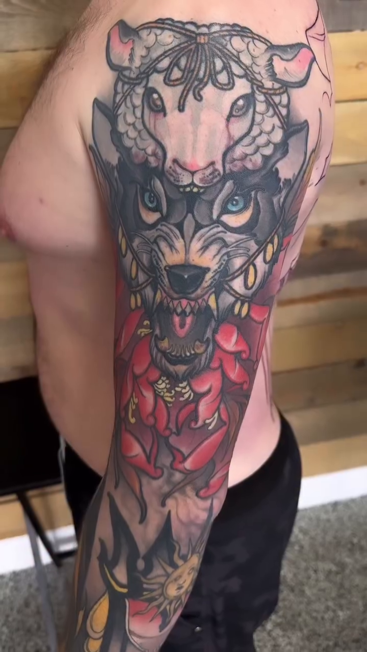 Tattoo by @travisbrown918 — neo_traditional, realism