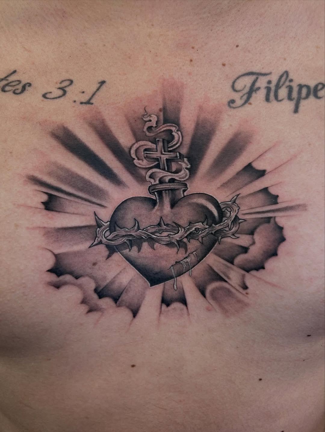 Tattoo by @deniscastrotattoo — black_and_grey, illustrative
