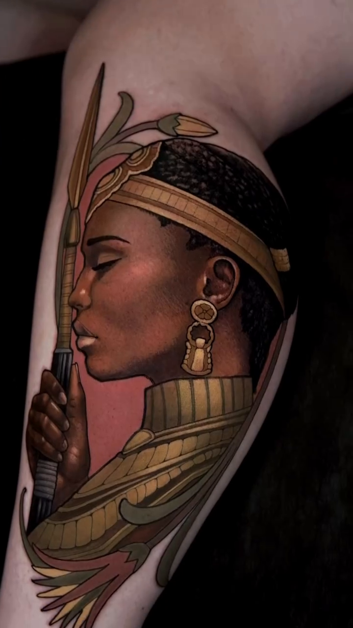 Tattoo by @krishtattoo — realism, black_and_grey