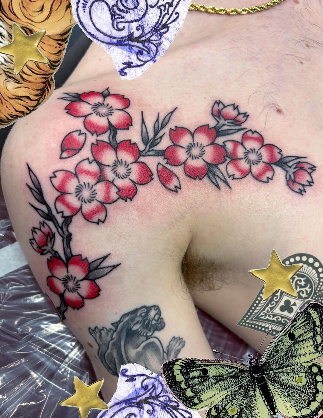 Tattoo by @abbeytat — american_traditional, illustrative