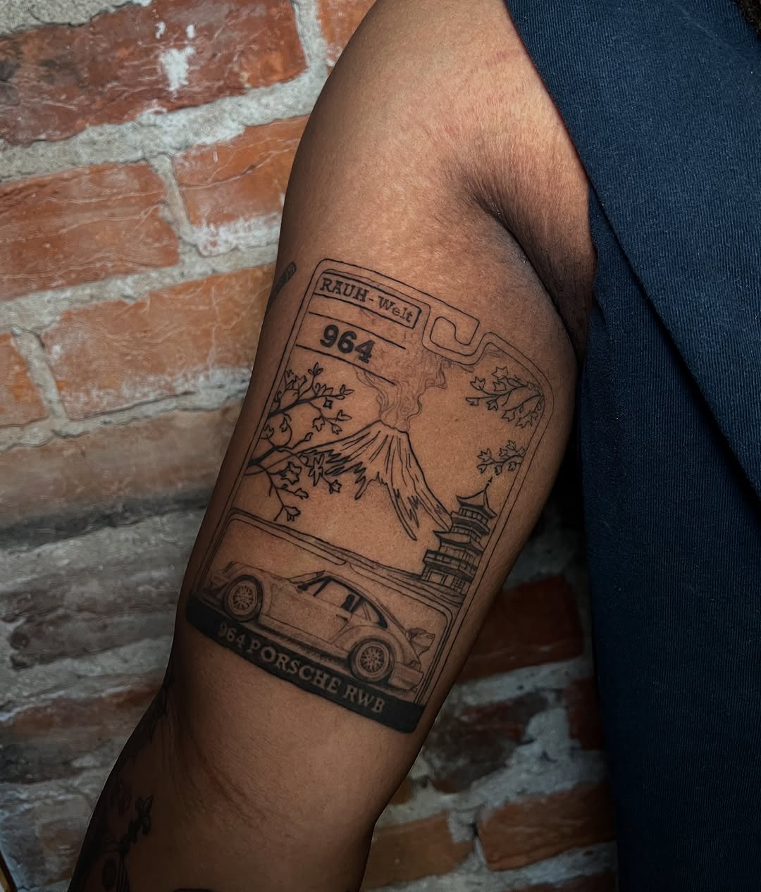 Tattoo by @uncomfycomfort โ illustrative, lettering_script