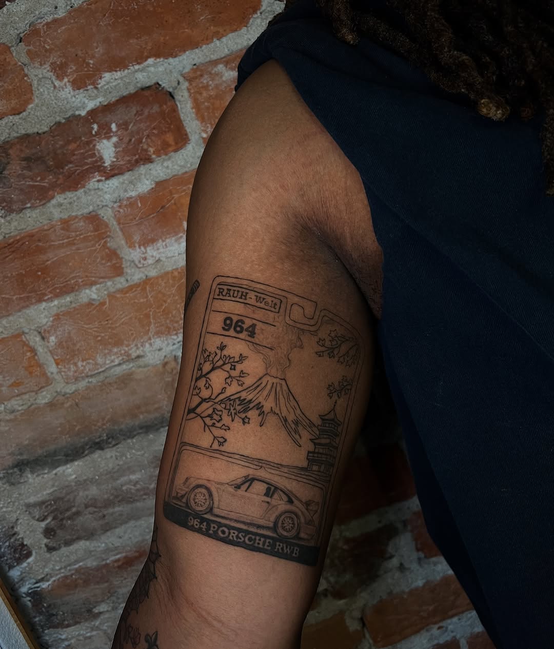 Tattoo by @uncomfycomfort โ illustrative, lettering_script