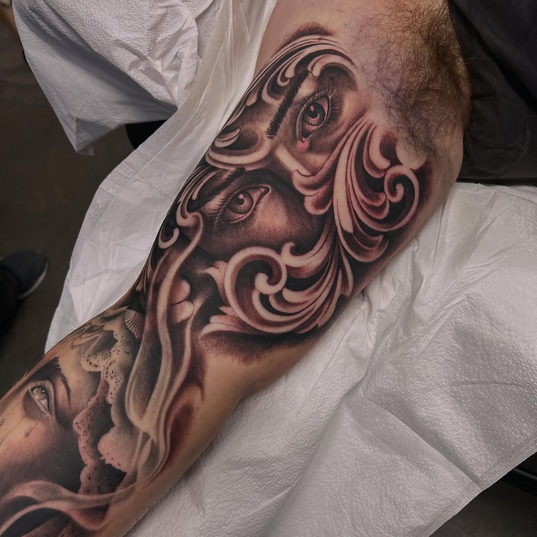 Tattoo by @ab.bautistatattoos — black_and_grey, realism