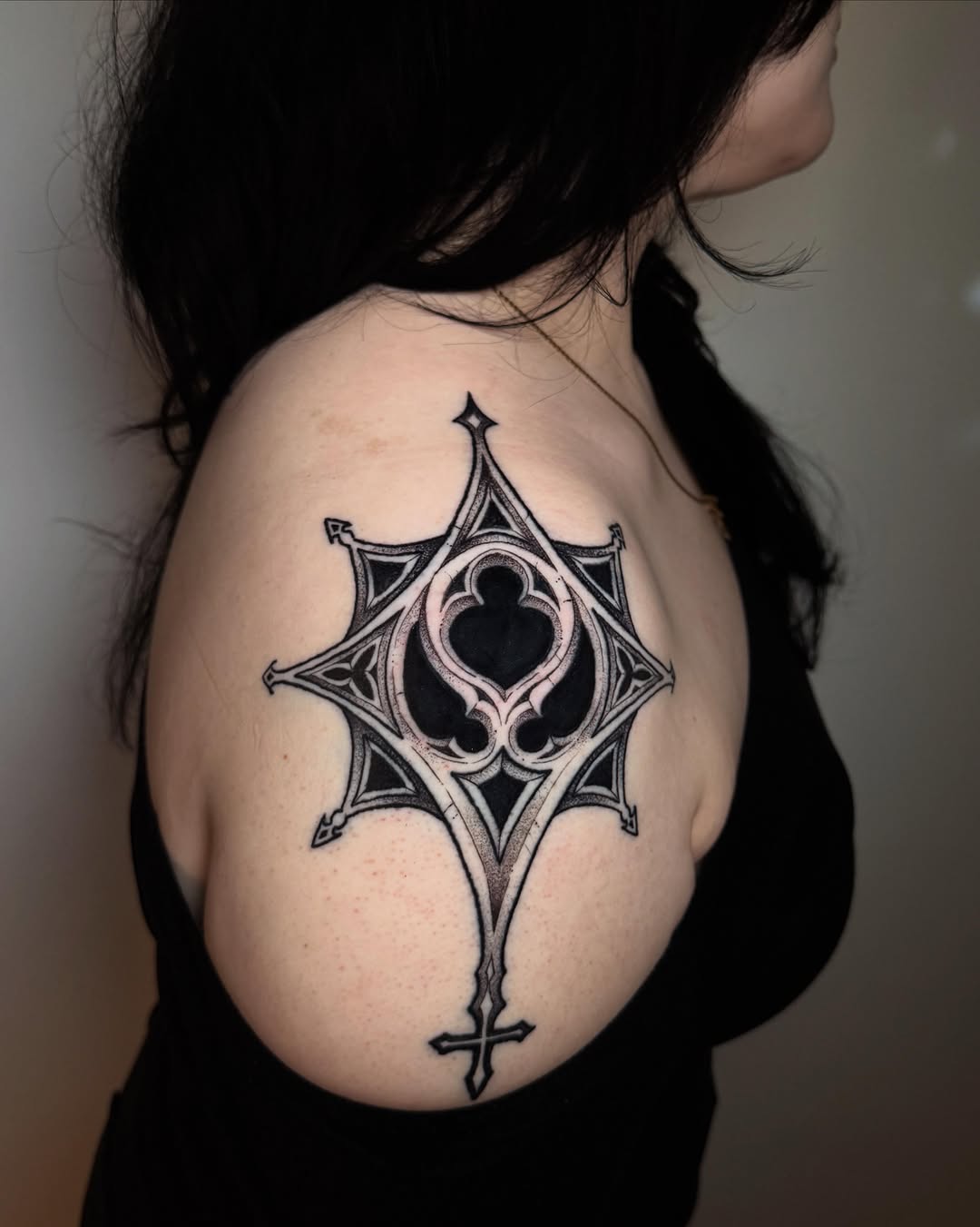 Tattoo by @andrewg.ttt โ blackwork, ornamental