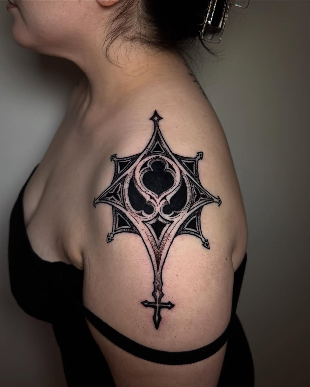 Tattoo by @andrewg.ttt โ blackwork, ornamental