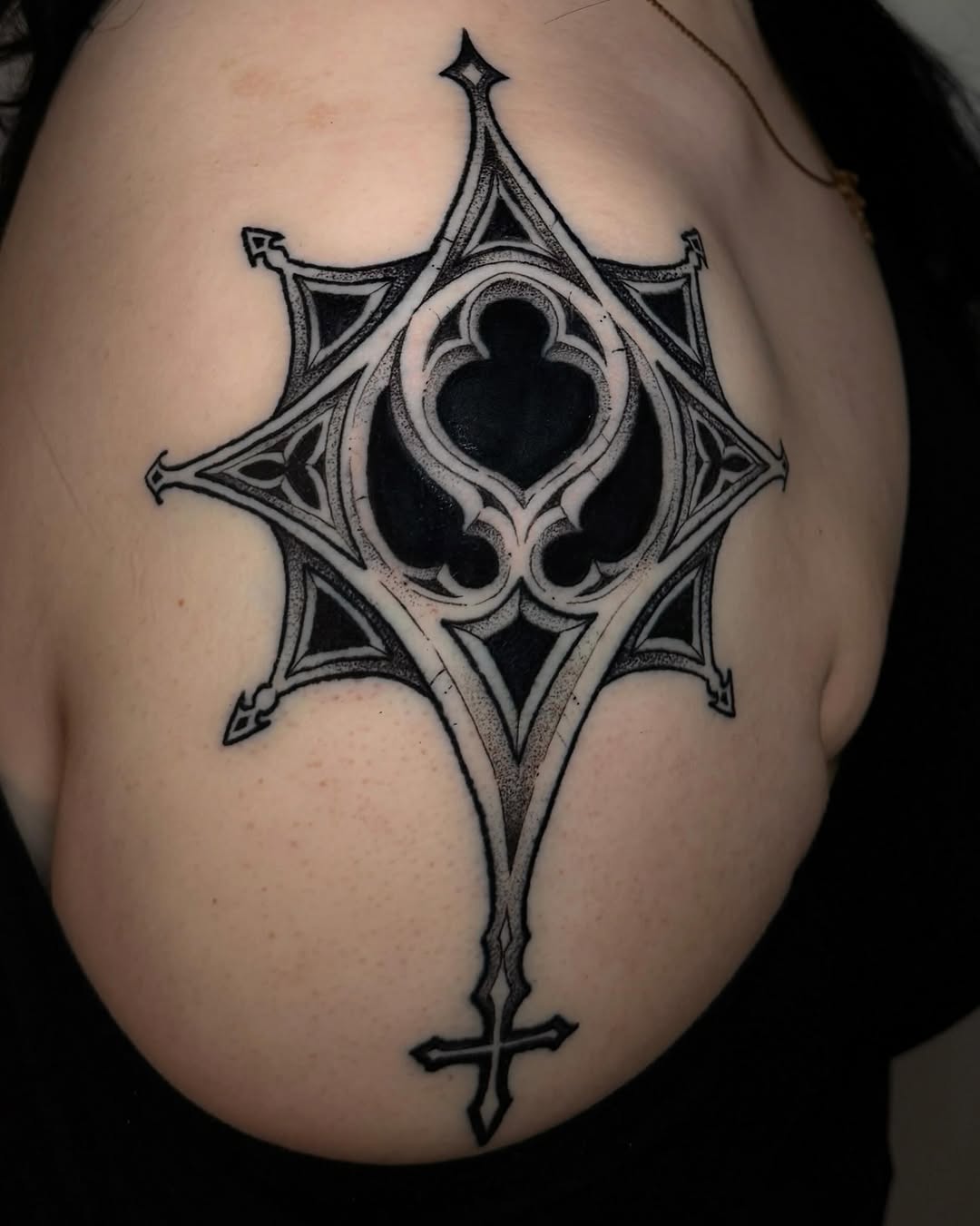 Tattoo by @andrewg.ttt โ blackwork, geometric