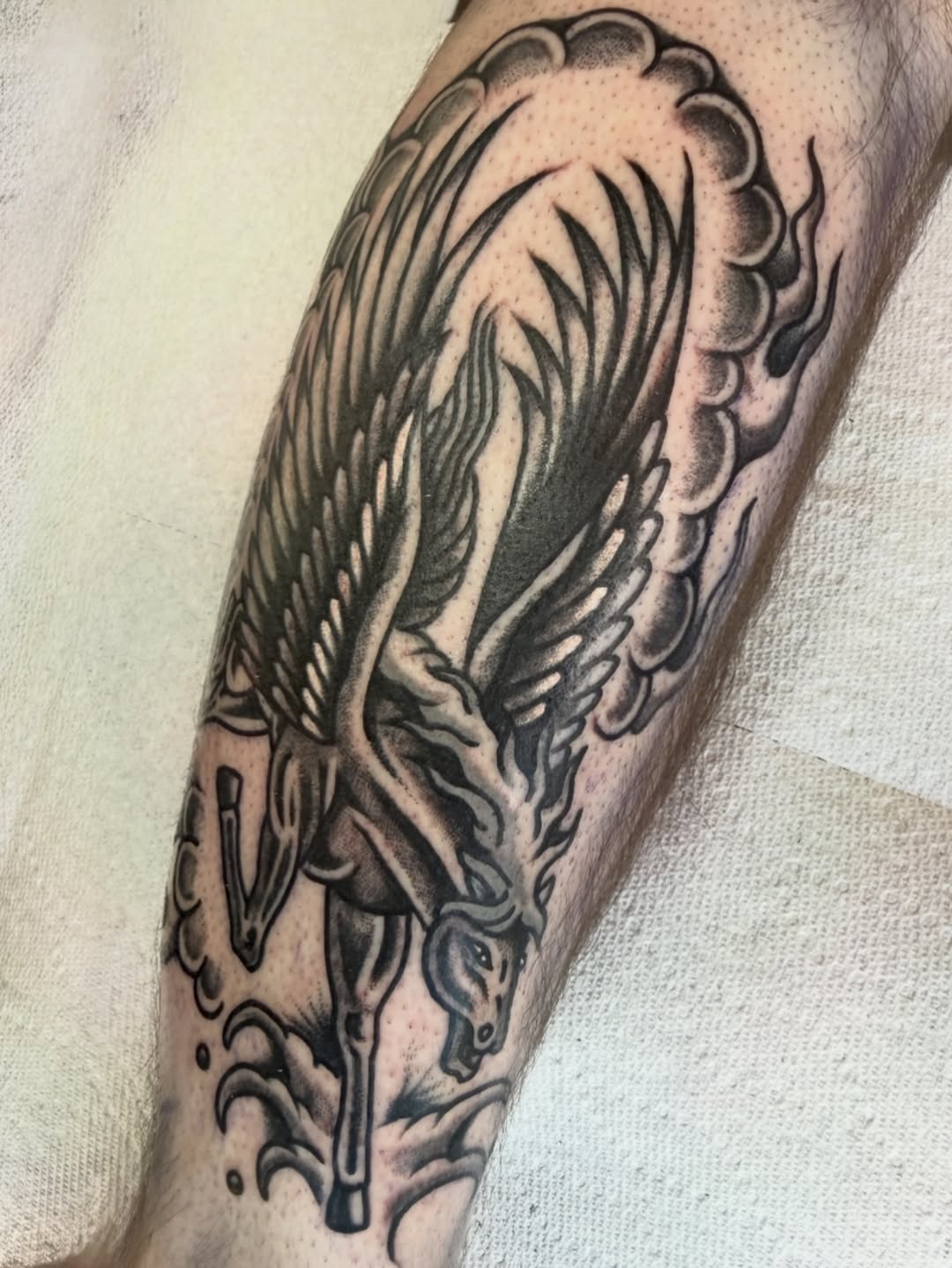 Tattoo by @tattooerjan8 — black_and_grey, realism