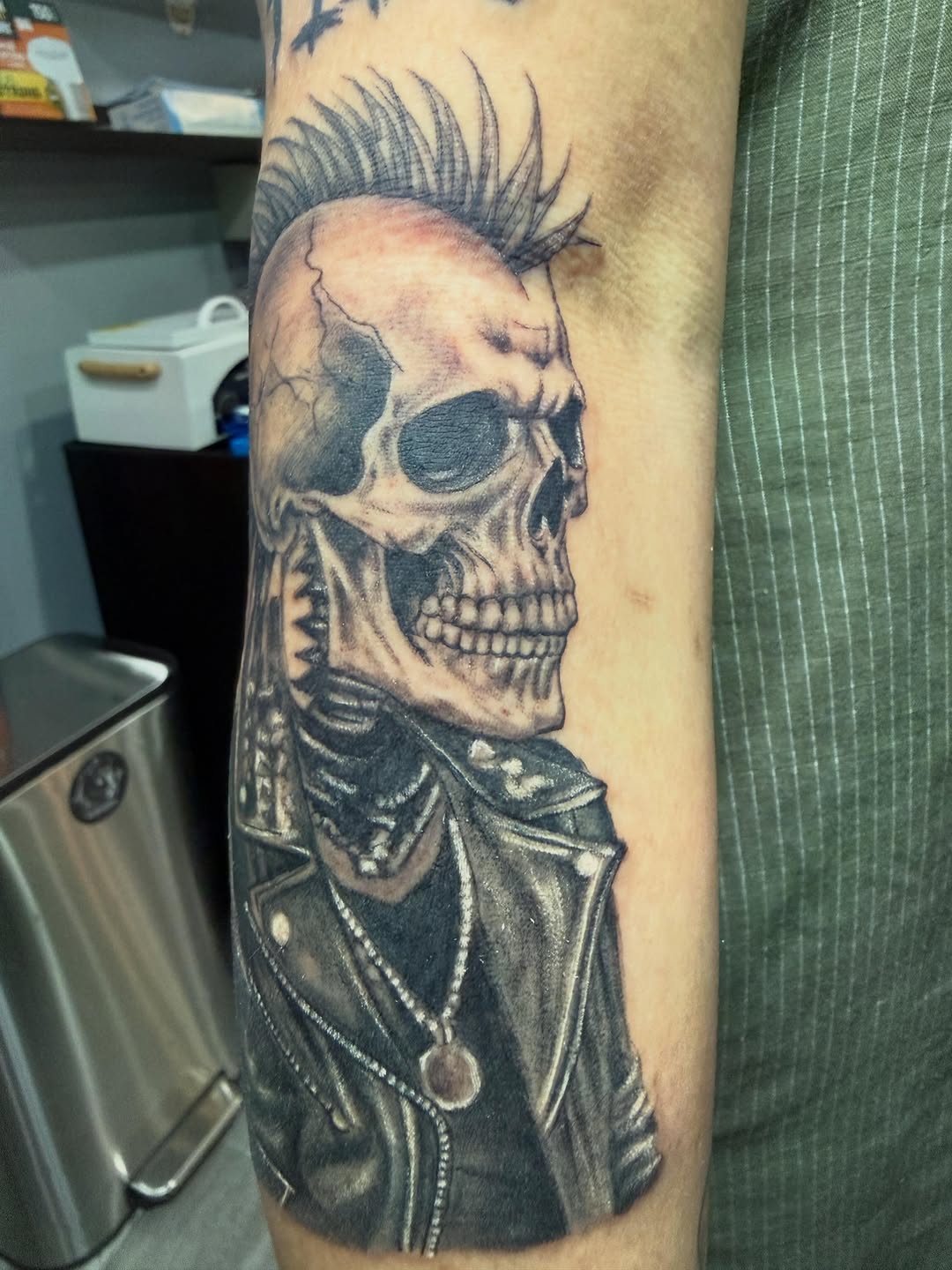 Tattoo by @sancheztapia81 β realism, black_and_grey