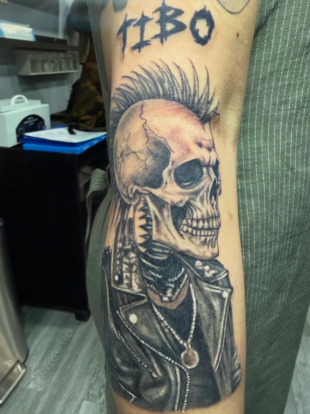 Tattoo by @sancheztapia81 β realism, black_and_grey