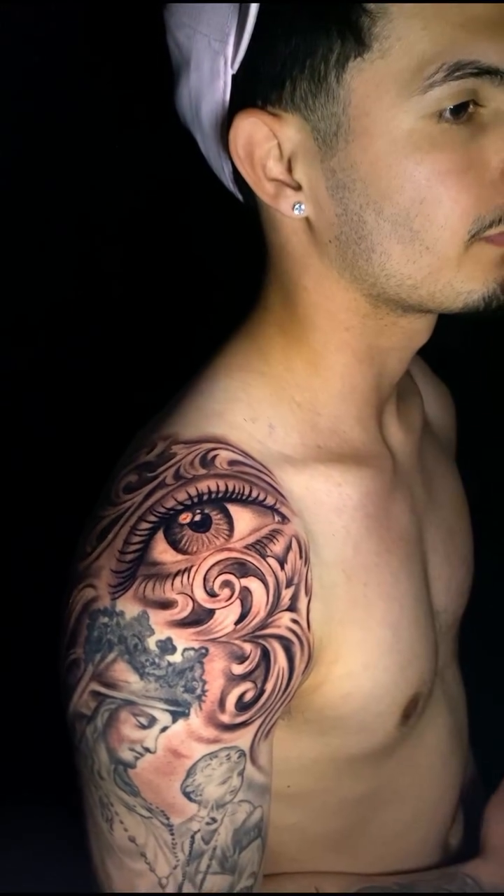 Tattoo by @breynertattoos — realism, black_and_grey