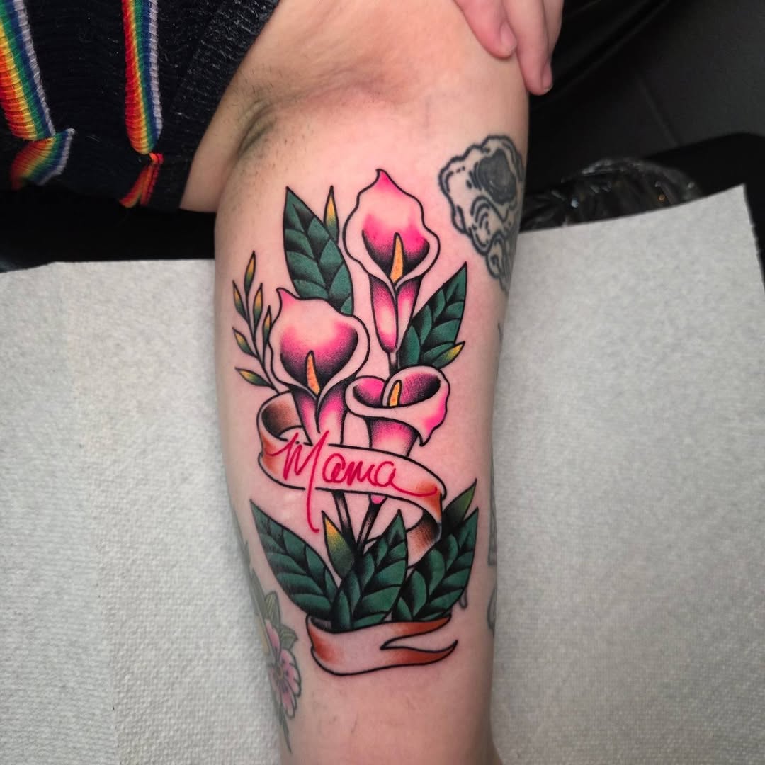 Tattoo by @caseyjensentattoos — american_traditional, lettering_script