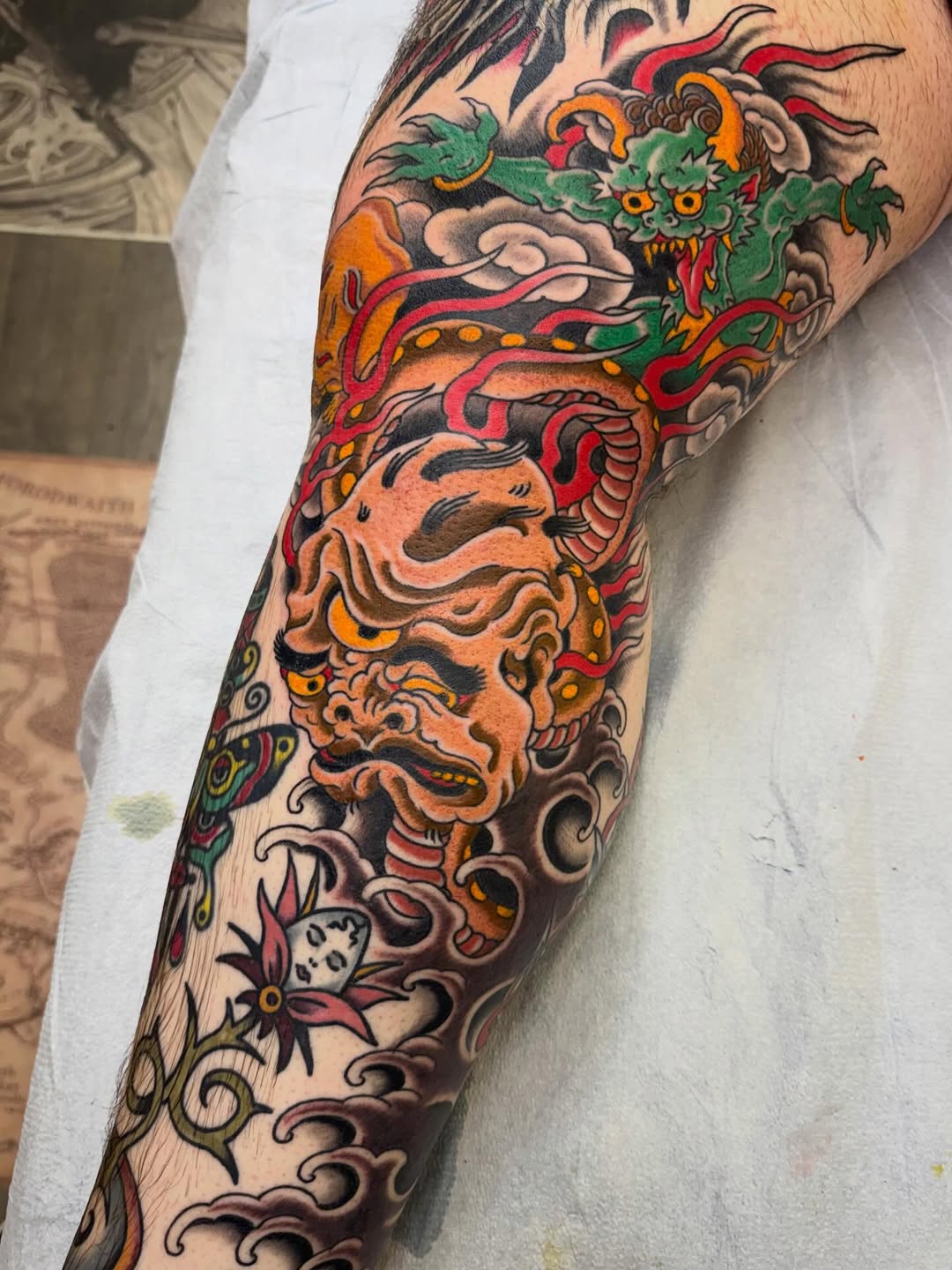Tattoo by @etbennett_tattoo — japanese_irezumi, neo_traditional