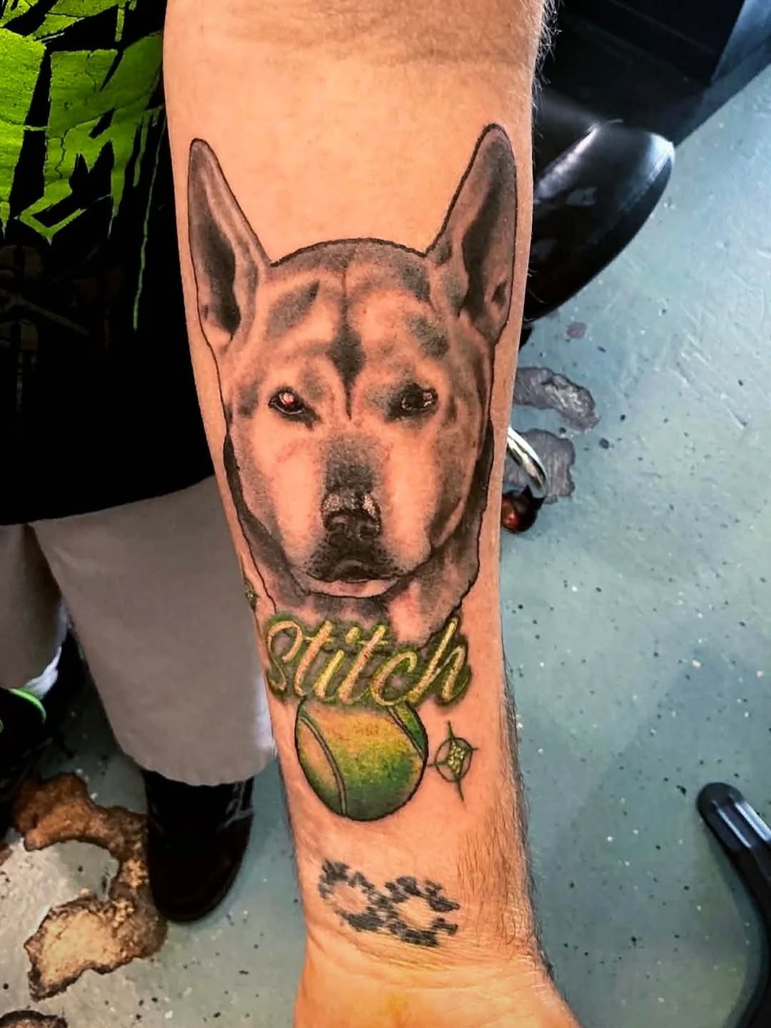 Tattoo by @rando_rad — realism, lettering_script