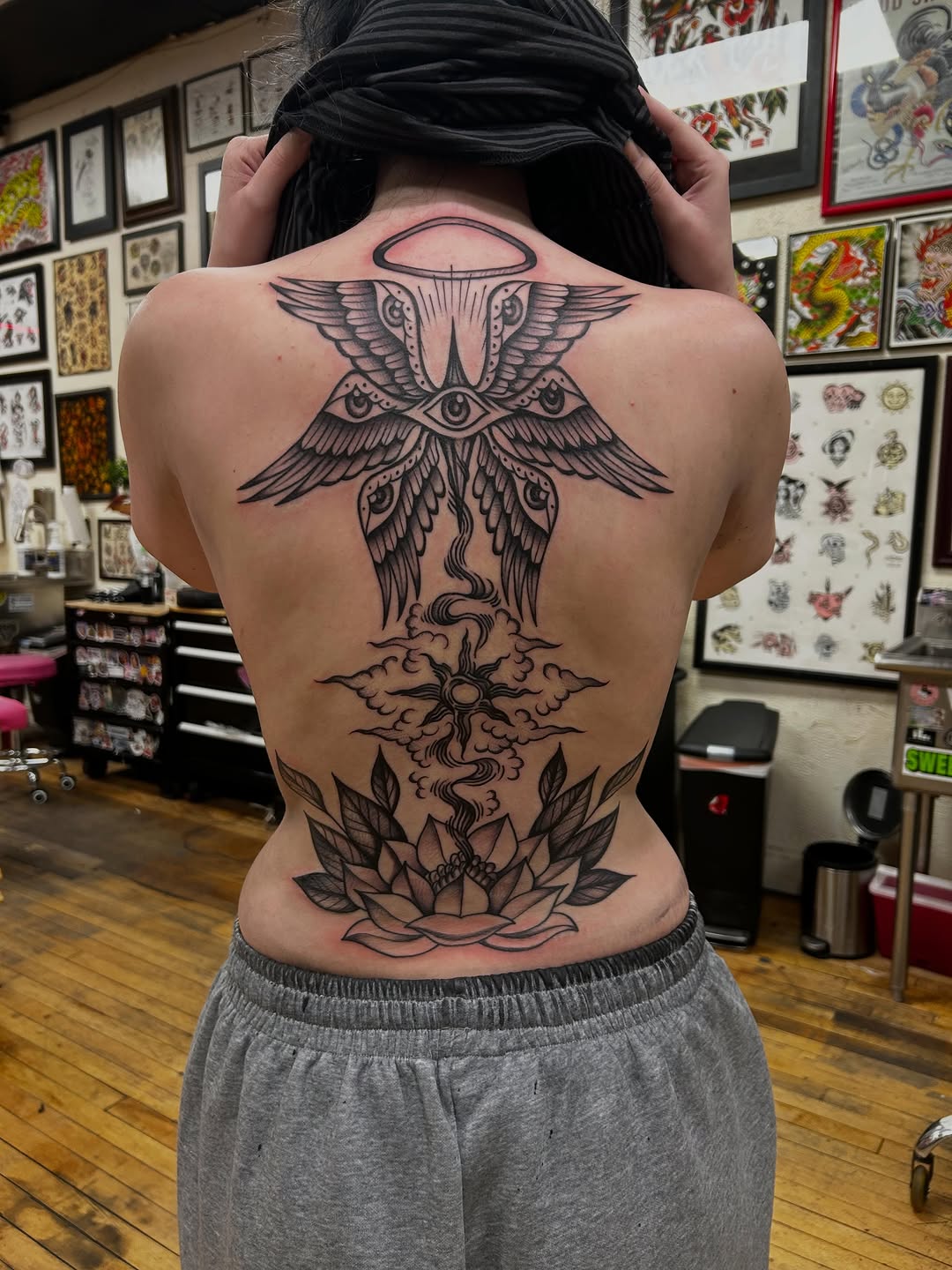 Tattoo by @samperrytattoos — black_and_grey, ornamental