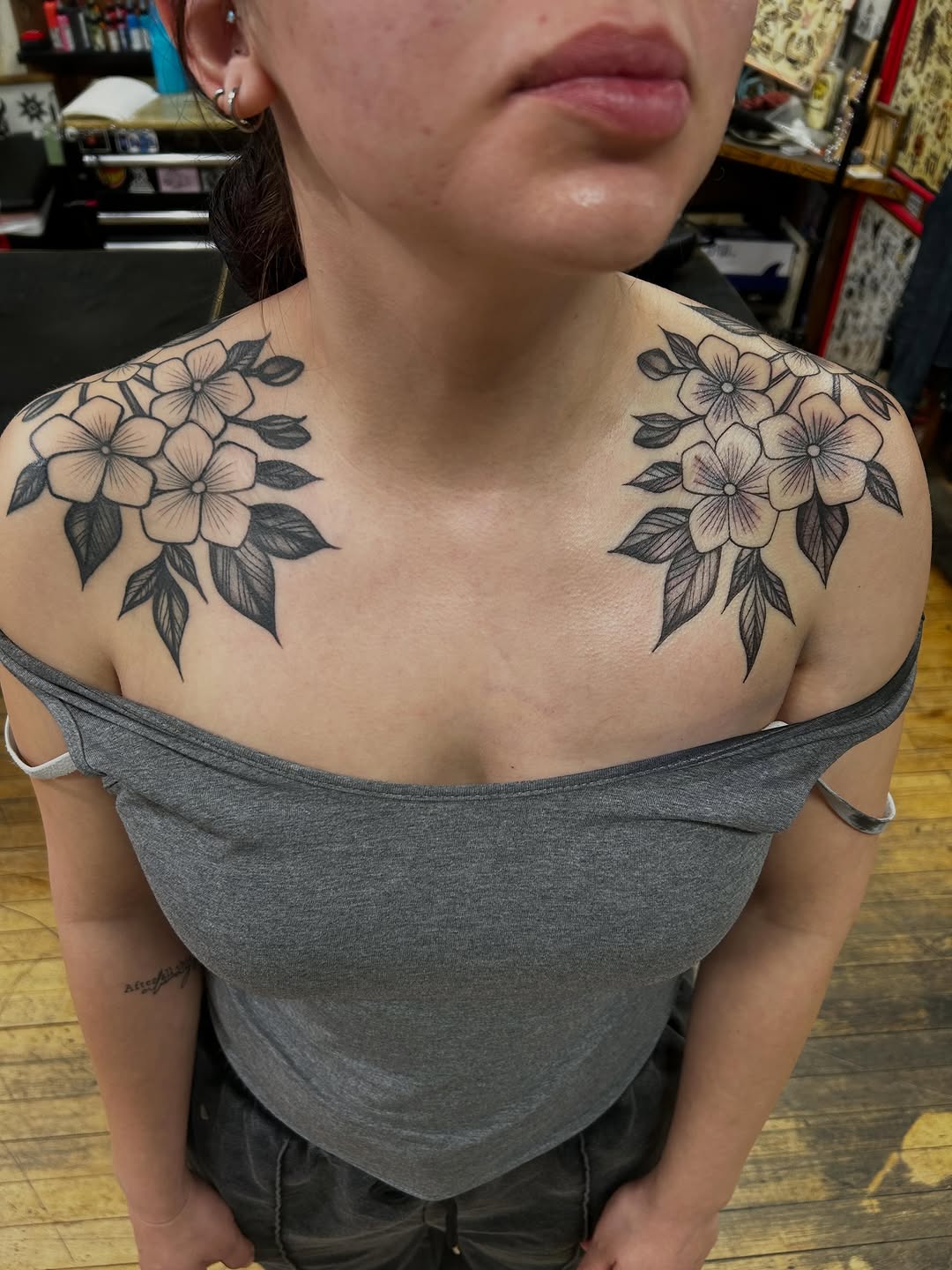 Tattoo by @samperrytattoos — fine_line, black_and_grey