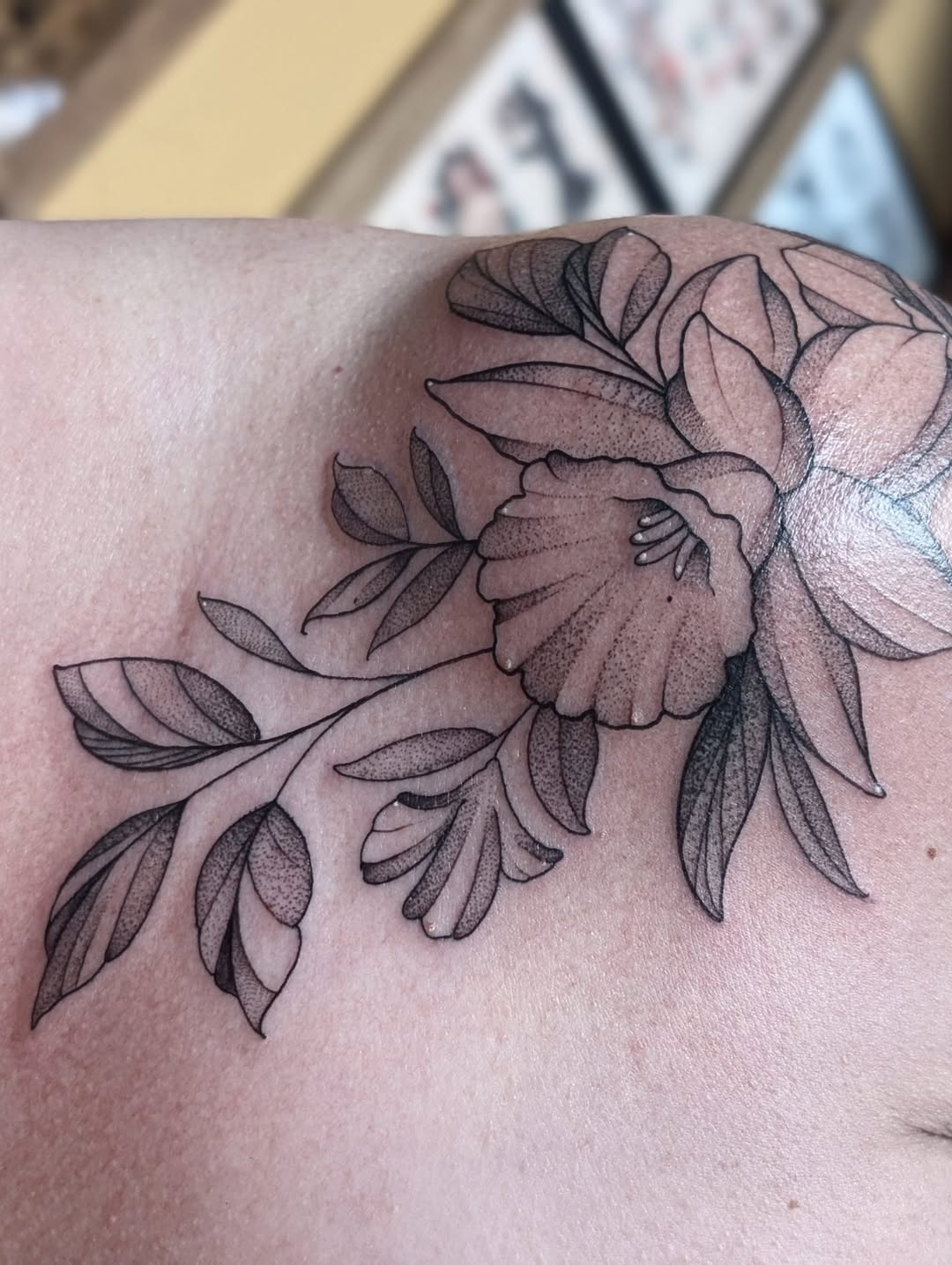 Tattoo by @kattiebaby β dotwork, fine_line