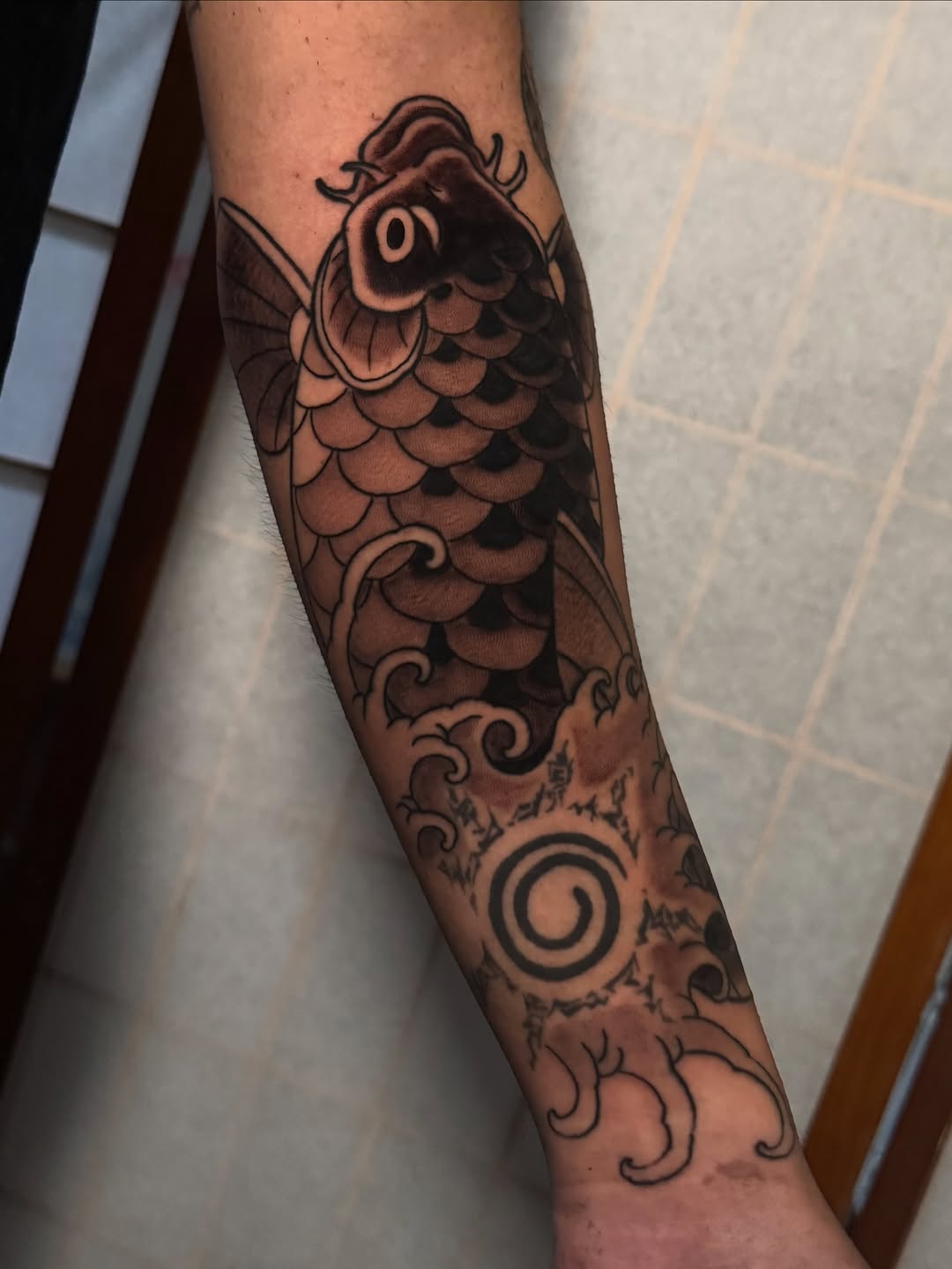 Tattoo by @dylanprorok — japanese_irezumi, black_and_grey
