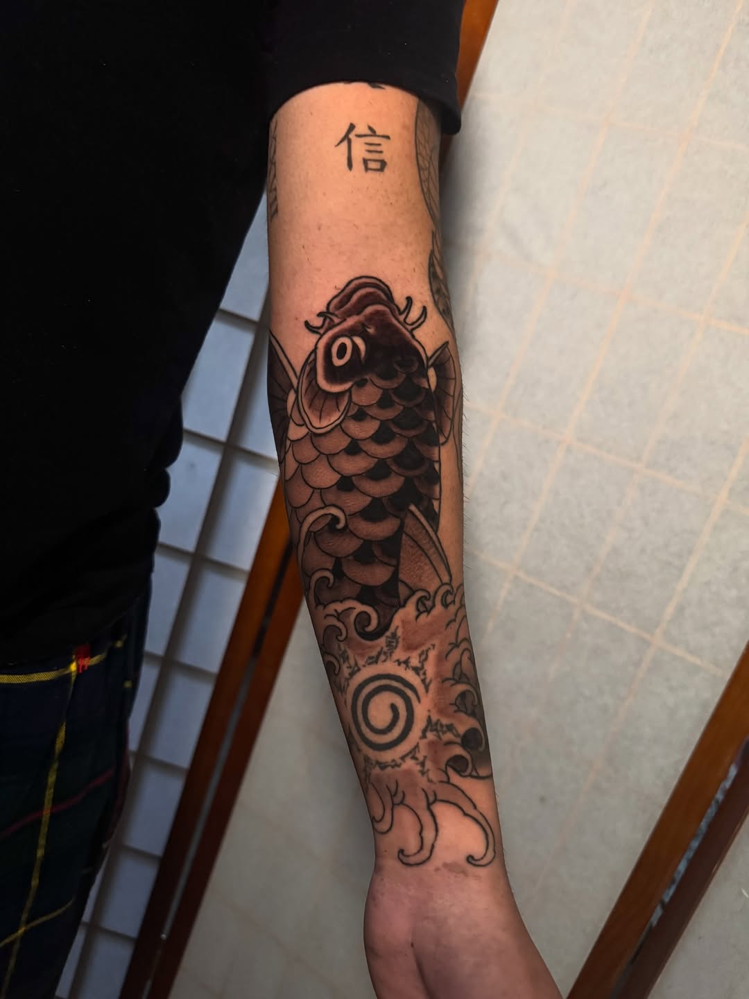Tattoo by @dylanprorok — japanese_irezumi, black_and_grey