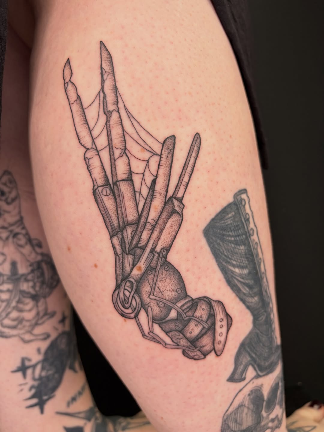 Tattoo by @poppyoliviatattoo — black_and_grey, realism