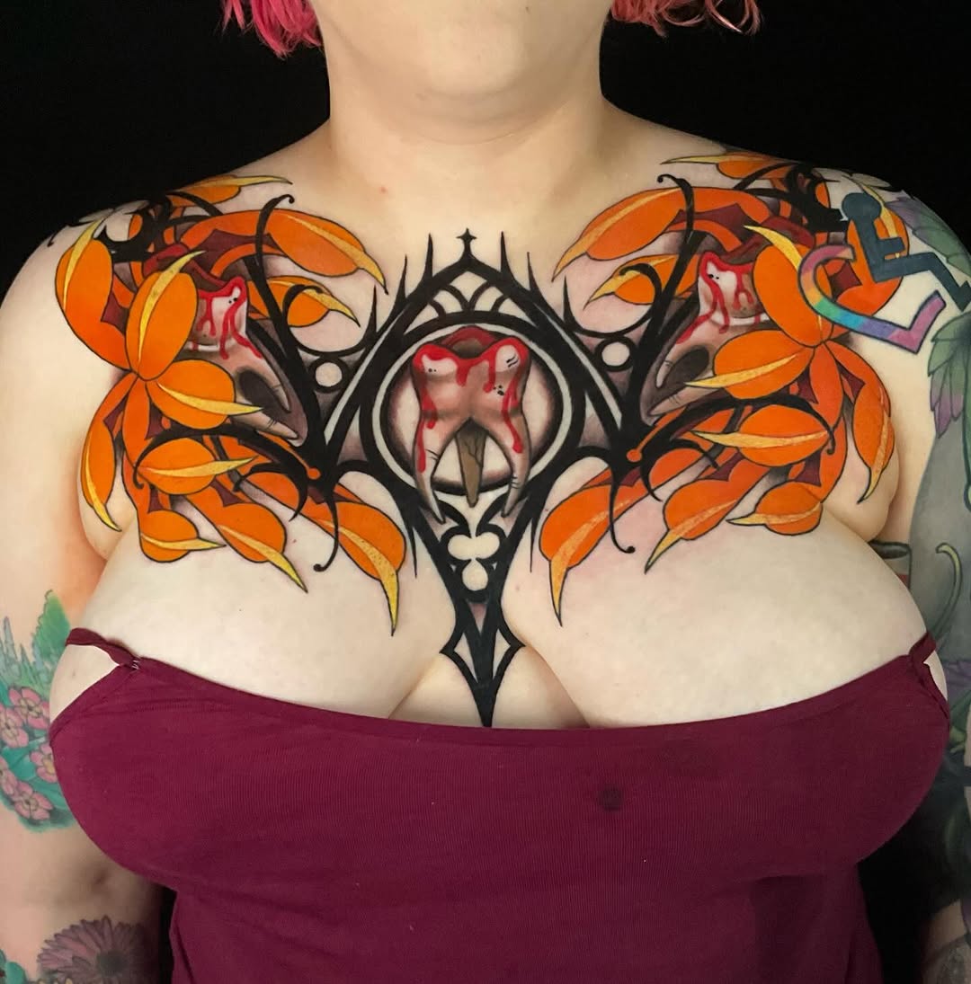 Tattoo by @willdotattoos — dark_realism, trash_polka