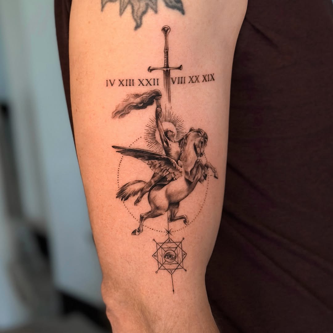 Tattoo by @yuta.tatt β black_and_grey, illustrative