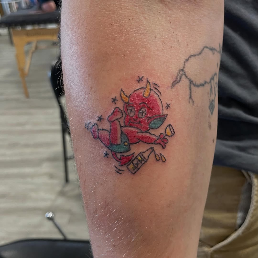Tattoo by @creepercasimir — american_traditional, illustrative