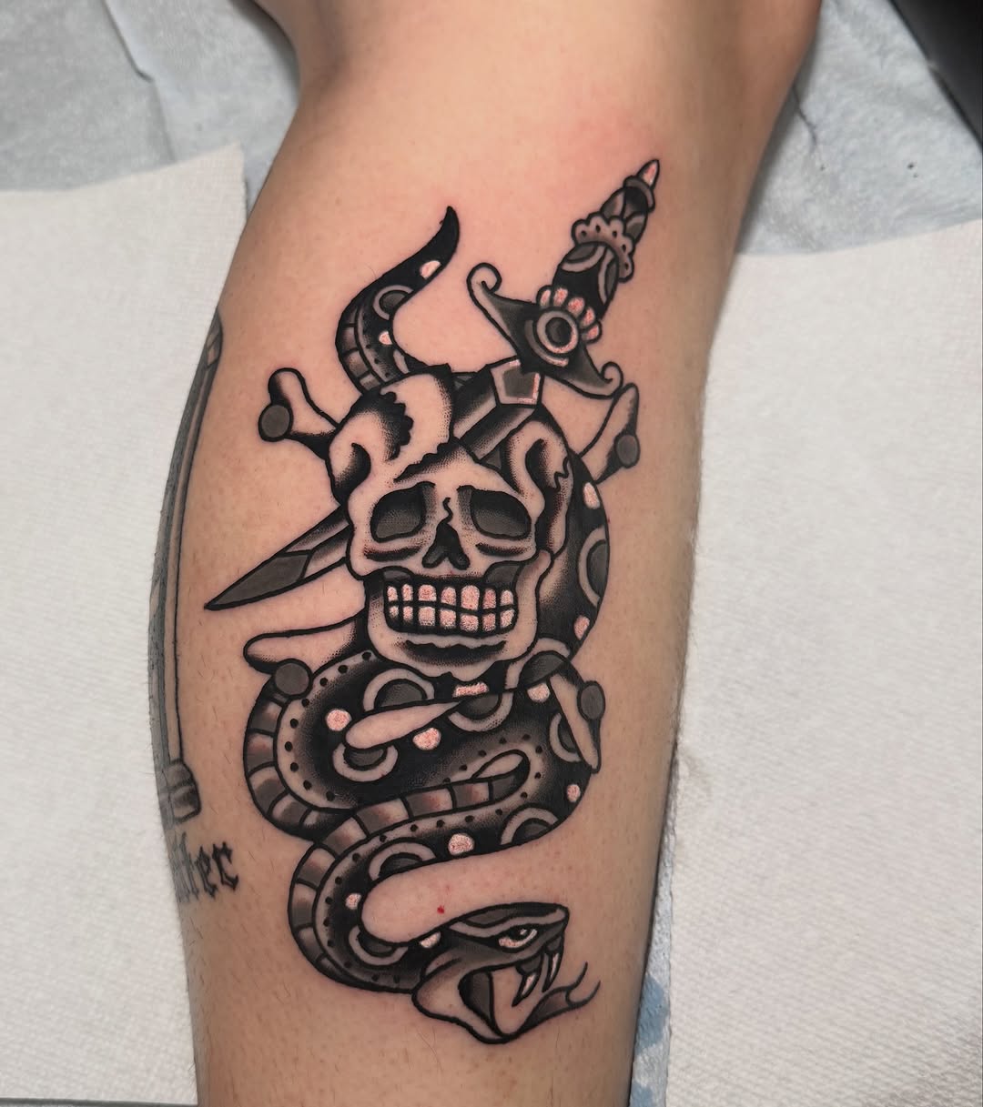 Tattoo by @brimsytats — american_traditional, illustrative