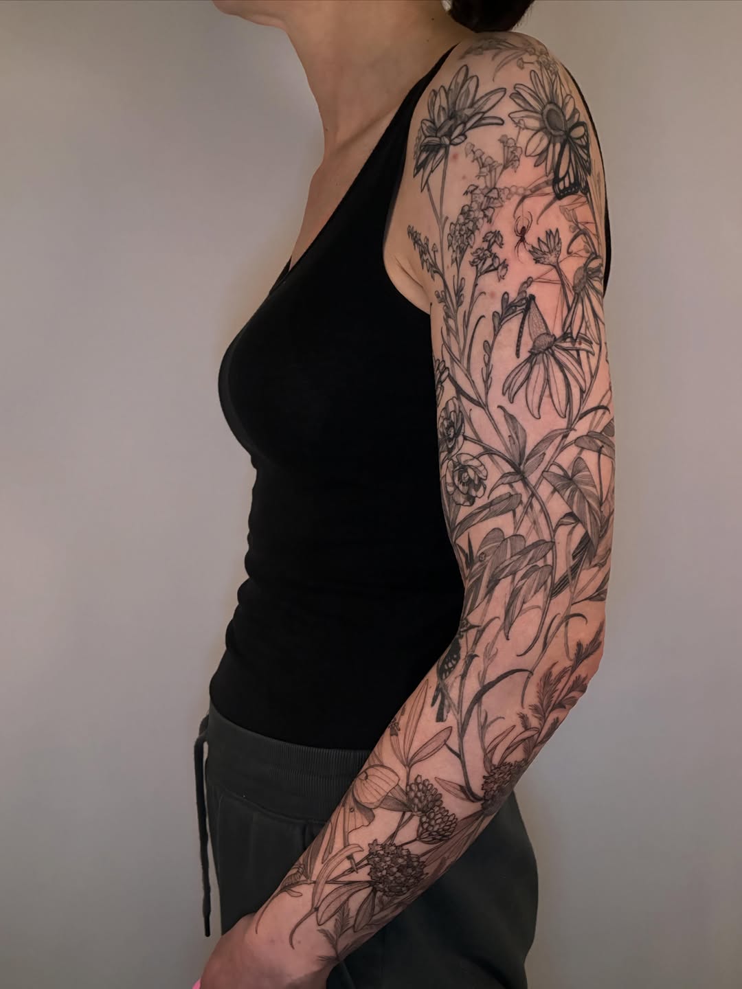 Tattoo by @caroljackytattoos — black_and_grey, illustrative