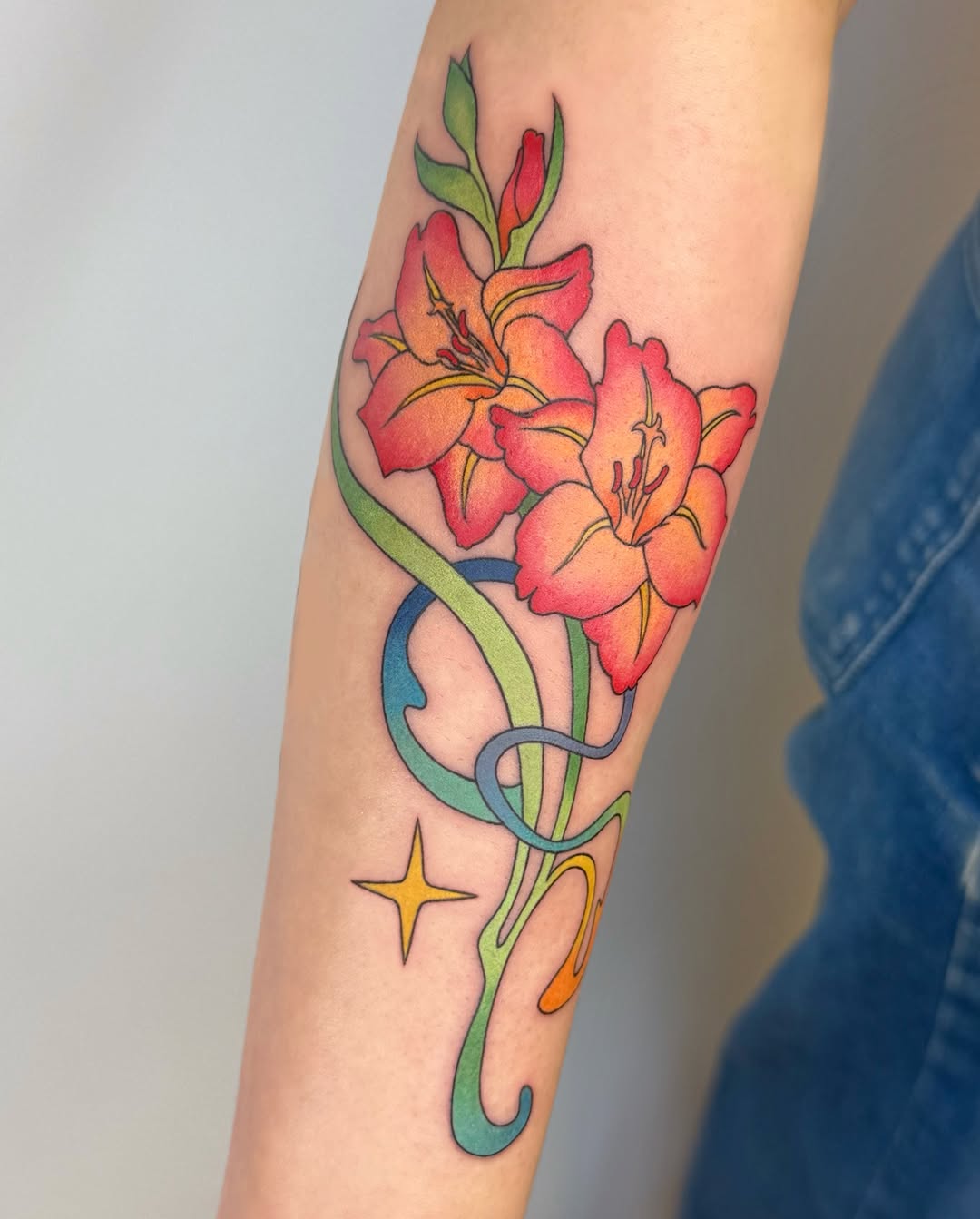 Tattoo by @nancebaozi — watercolor