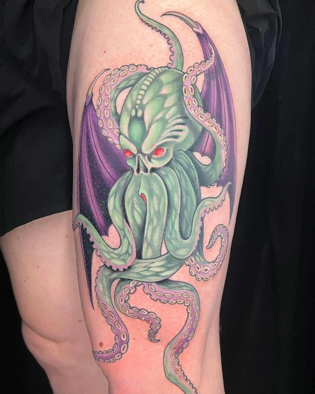 Tattoo by @lilith_tattoos — dark_realism, new_school