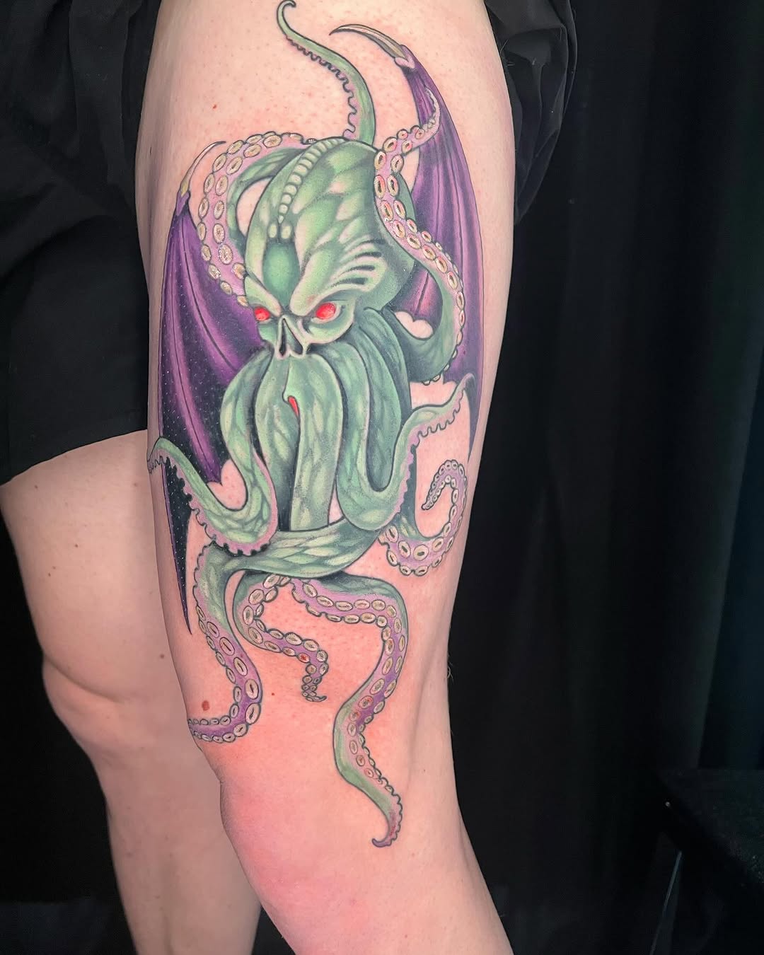 Tattoo by @lilith_tattoos — dark_realism, new_school