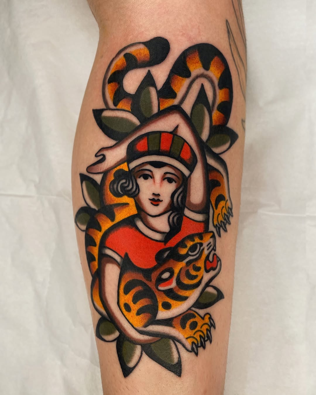 Tattoo by @wes_art_ — american_traditional, illustrative