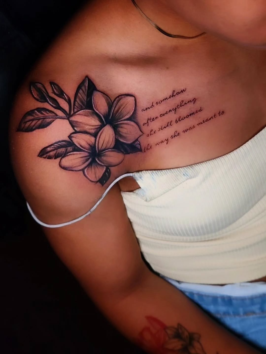 Tattoo by @steelsworldofink — fine_line, lettering_script