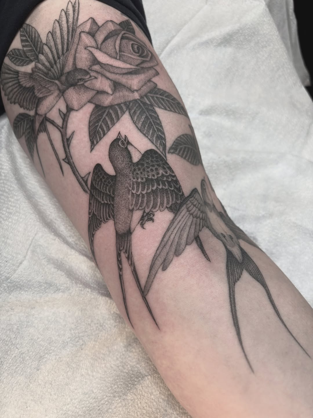 Tattoo by @jakehodsontattoo — black_and_grey, illustrative