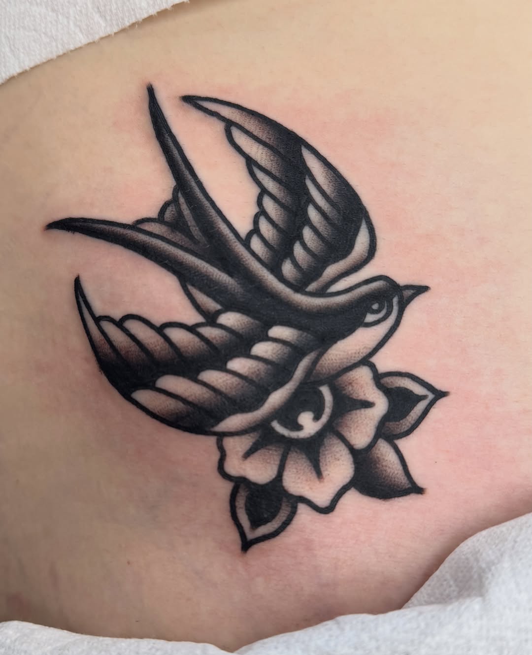 Tattoo by @joeyxtattoo — american_traditional, black_and_grey