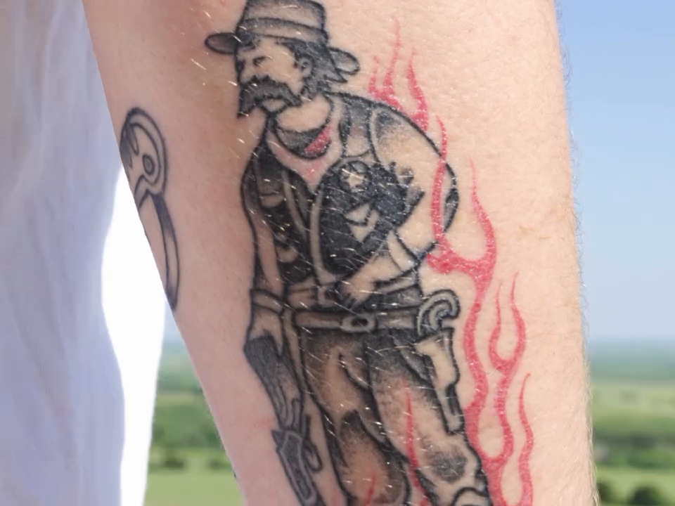 Tattoo by @jmlxart — american_traditional, realism