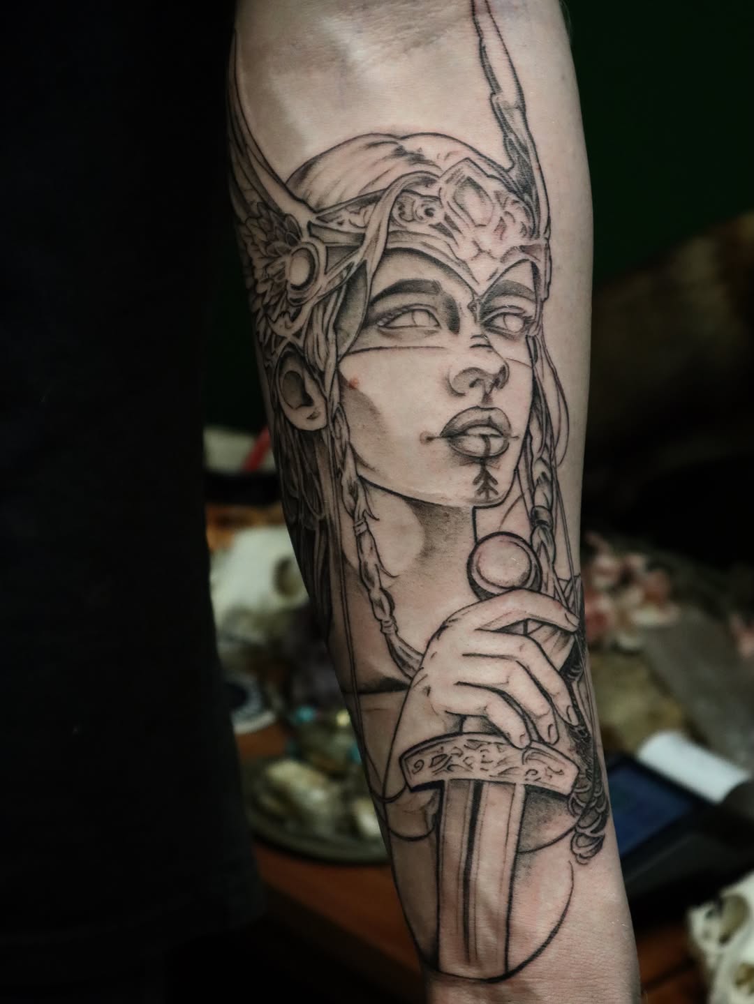 Tattoo by @joehalltattoos — black_and_grey, illustrative