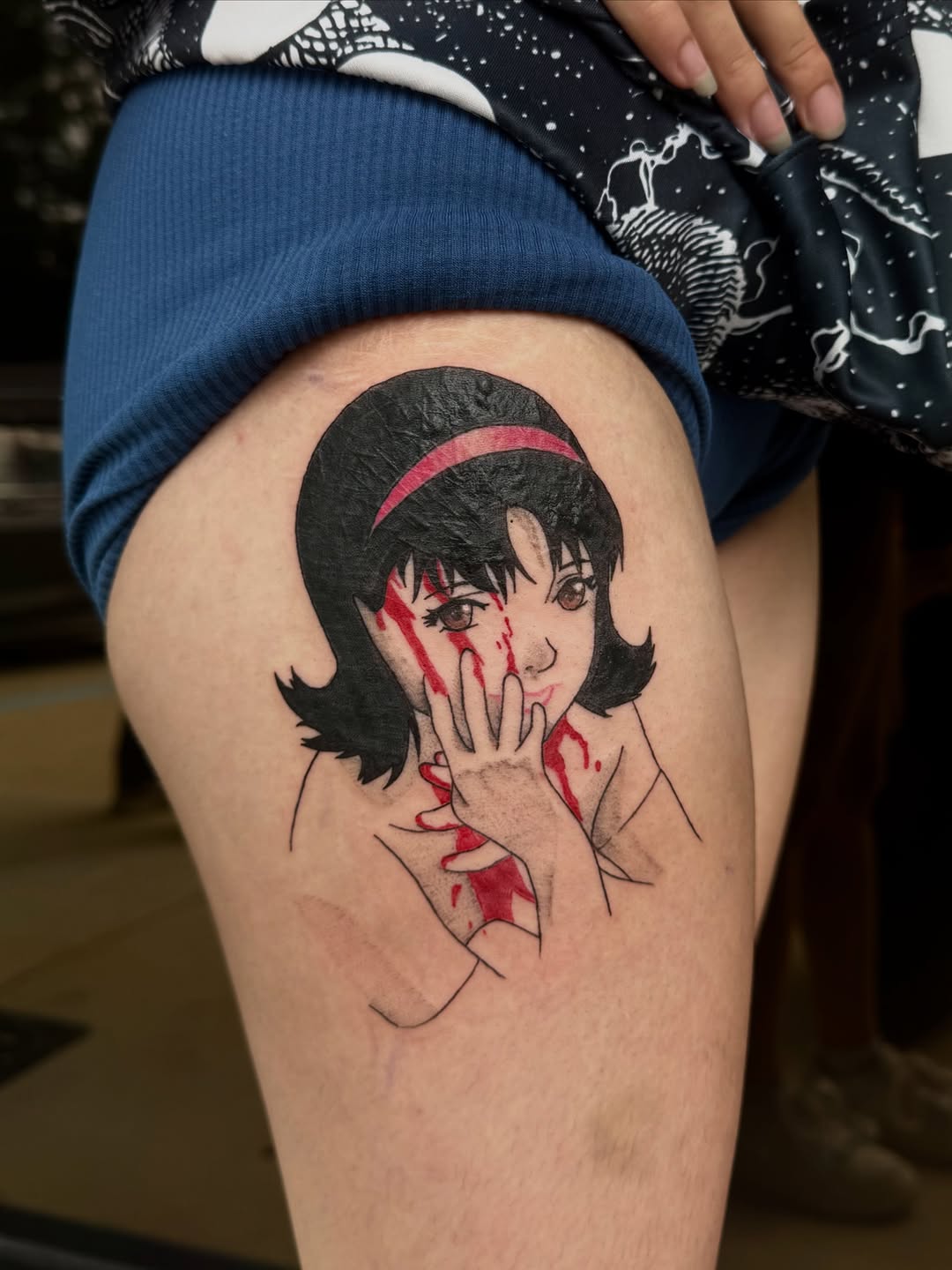 Tattoo by @slicedbyshaylee β illustrative, anime