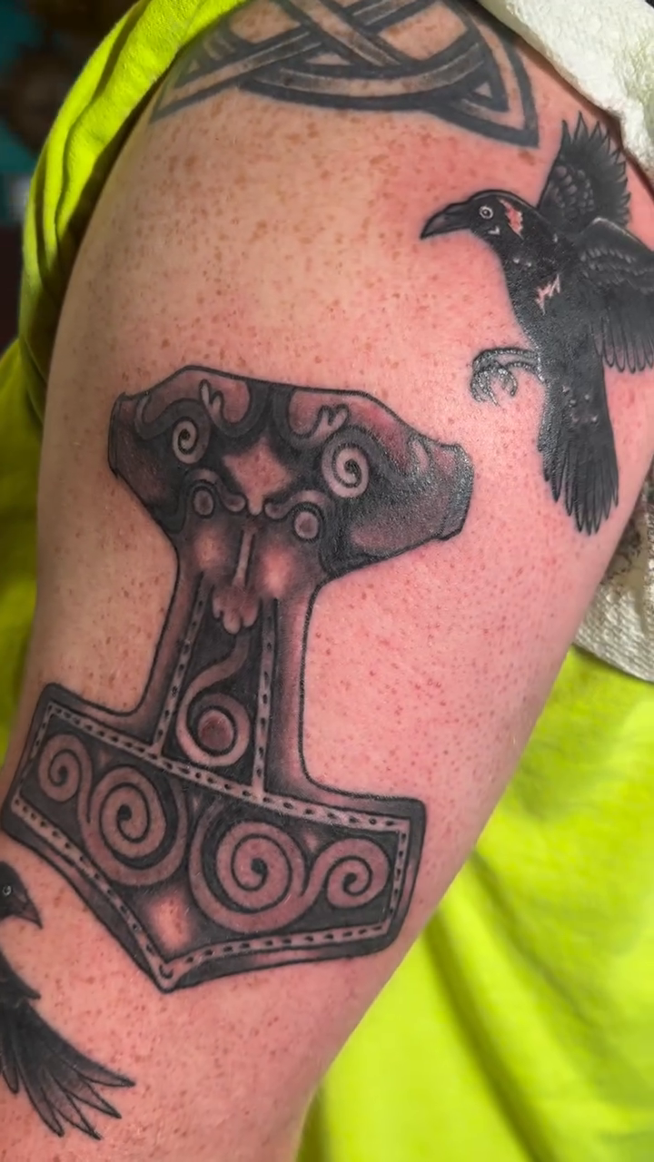 Tattoo by @missmollytattoos — geometric, black_and_grey