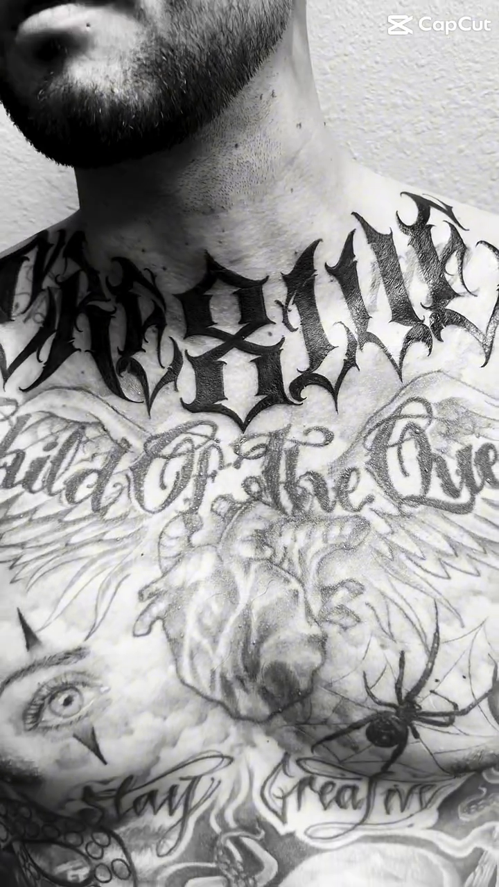Tattoo by @dktatts β lettering_script, chicano