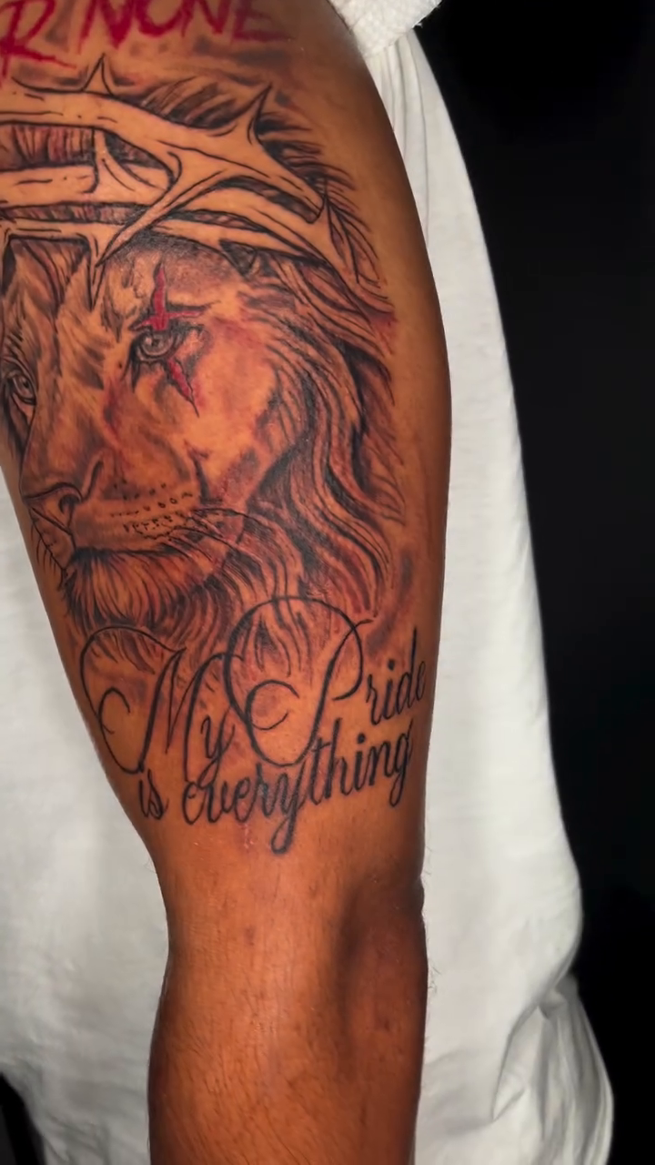 Tattoo by @official_jakobi — realism, lettering_script