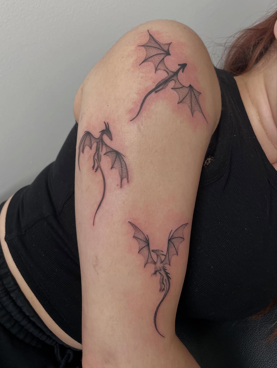 Tattoo by @dom.tattoos โ fine_line, black_and_grey