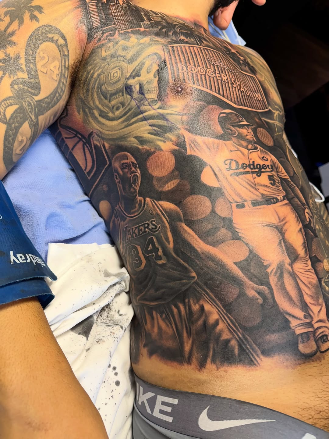 Tattoo by @dboy_87 โ realism, black_and_grey