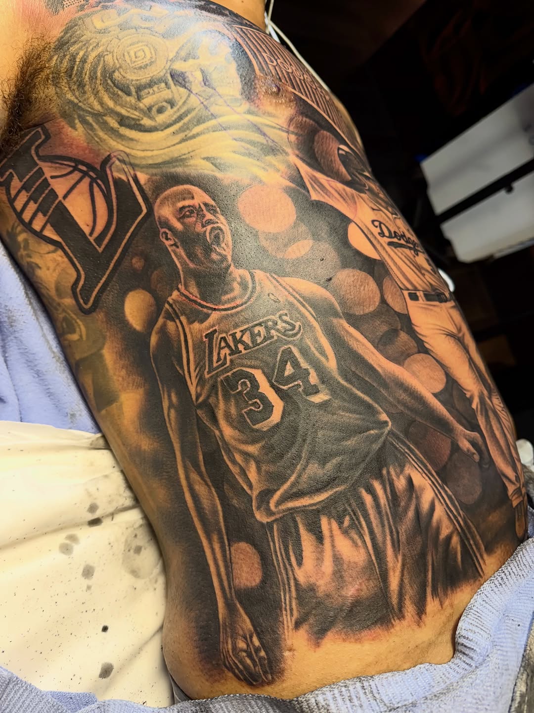 Tattoo by @dboy_87 โ realism, black_and_grey