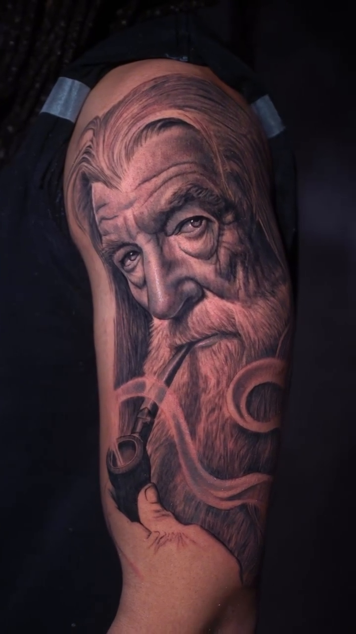 Tattoo by @andrea_fiorenza — realism, black_and_grey