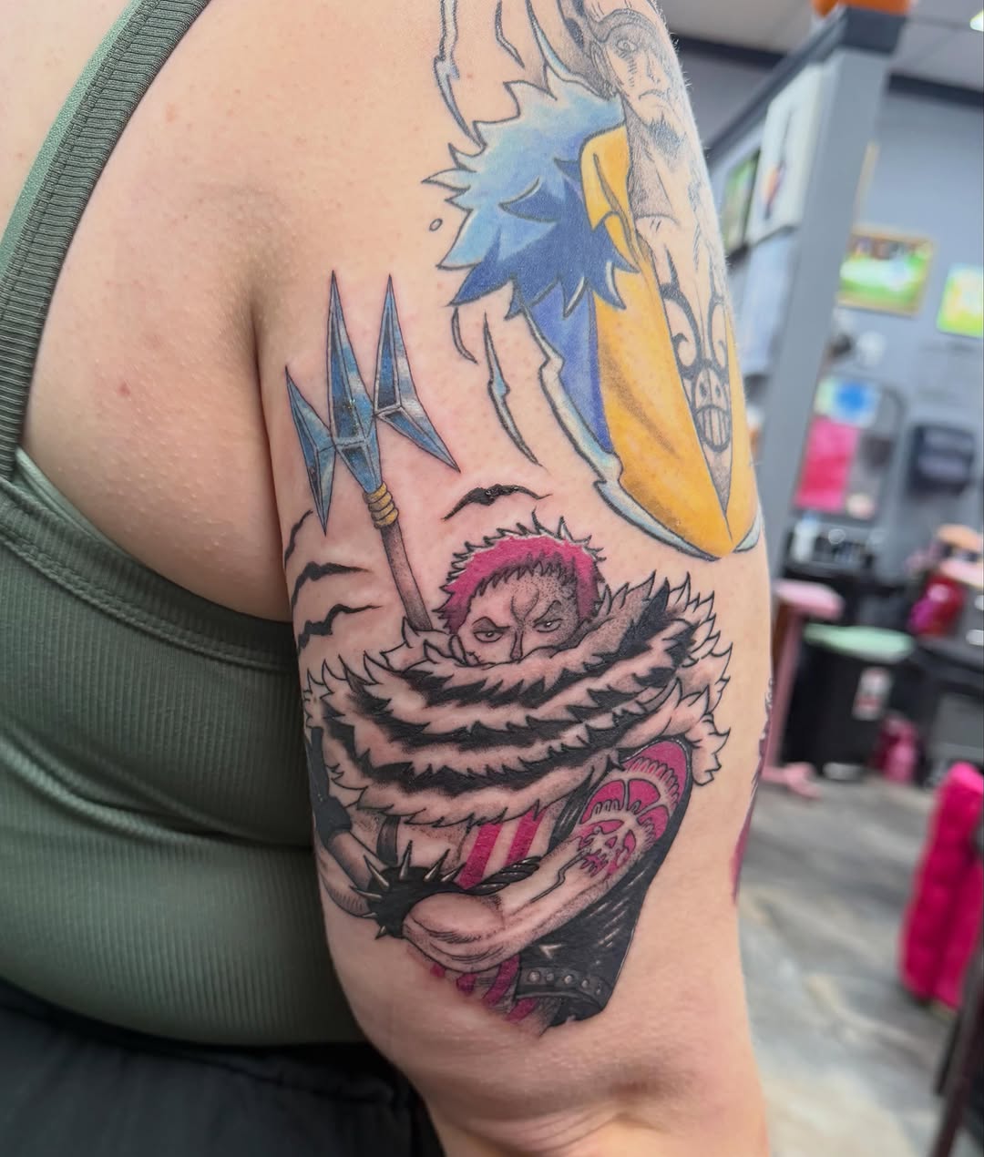 Tattoo by @smilemoretattoos — anime, illustrative